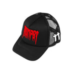 Metal Trucker Cap Red